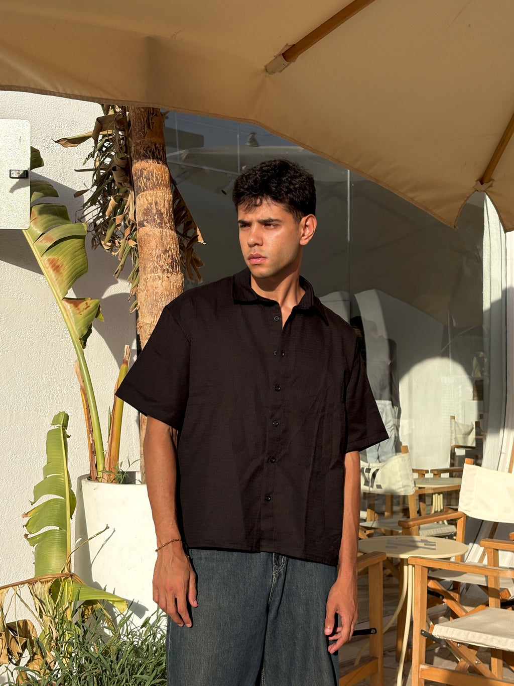 Boxy fit black Shirt