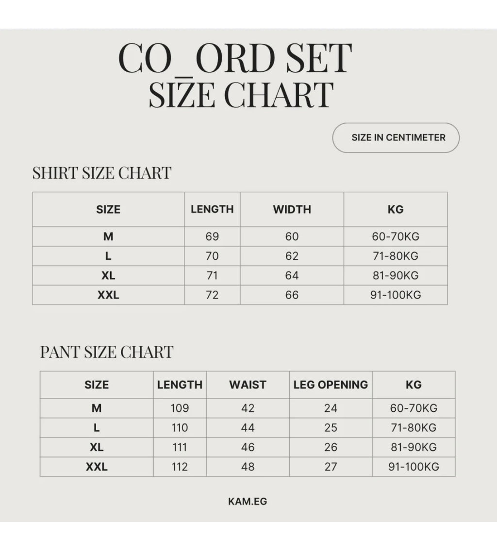 Black Co_ord full set